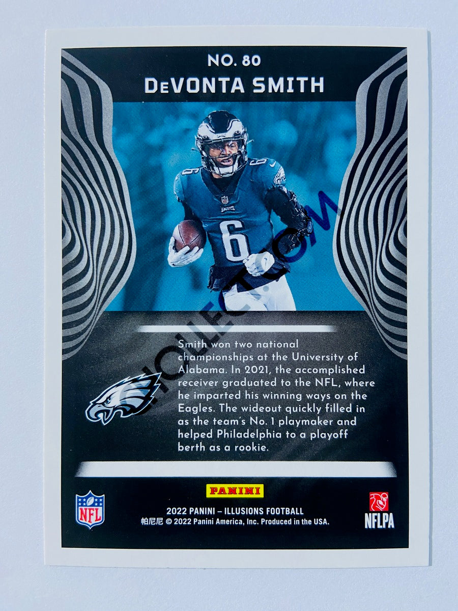 DeVonta Smith - Philadelphia Eagles 2022 Panini Illusions #80