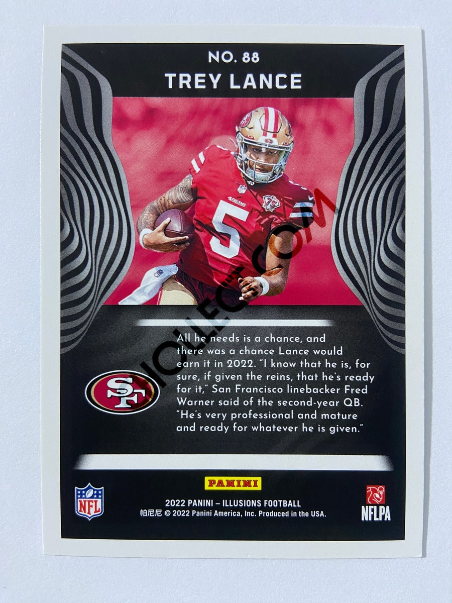 Trey Lance - San Francisco 49ers 2022 Panini Illusions #88