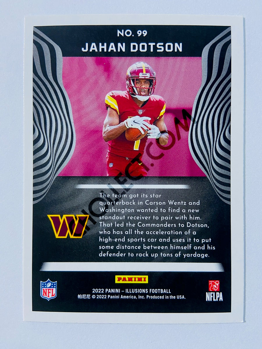 Jahan Dotson - Washington Commanders 2022 Panini Illusions RC Rookie #99