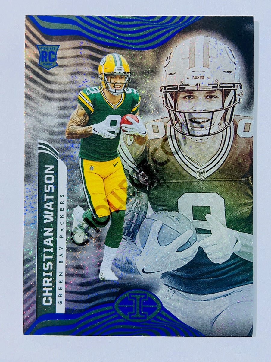 Christian Watson - Green Bay Packers 2022 Panini Illusions Dots Parallel RC Rookie #35