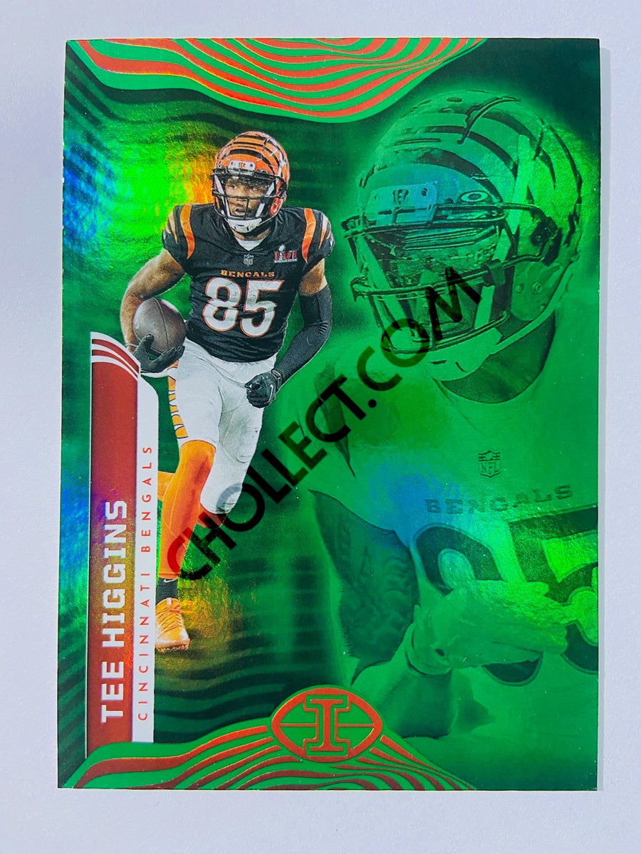 Tee Higgins - Cincinnati Bengals 2022 Panini Illusions Emerald Parallel #20