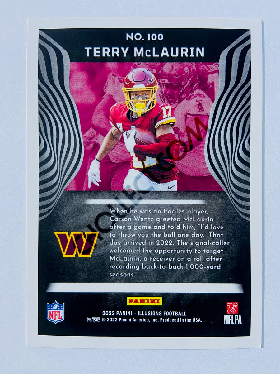 Terry McLaurin - Washington Commanders 2022 Panini Illusions Emerald Parallel #100