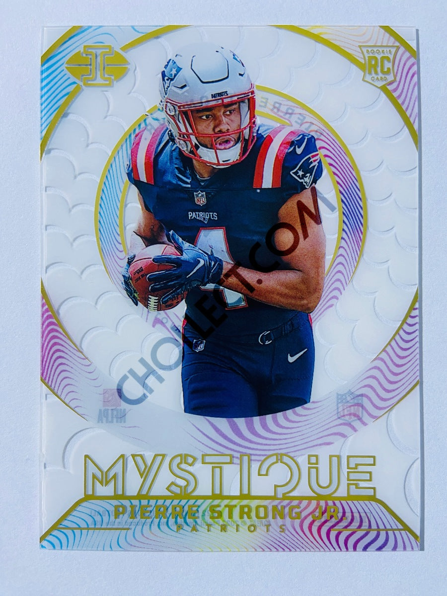 Pierre Strong Jr. - New England Patriots 2022 Panini Illusions Mystique Insert RC Rookie #M-24