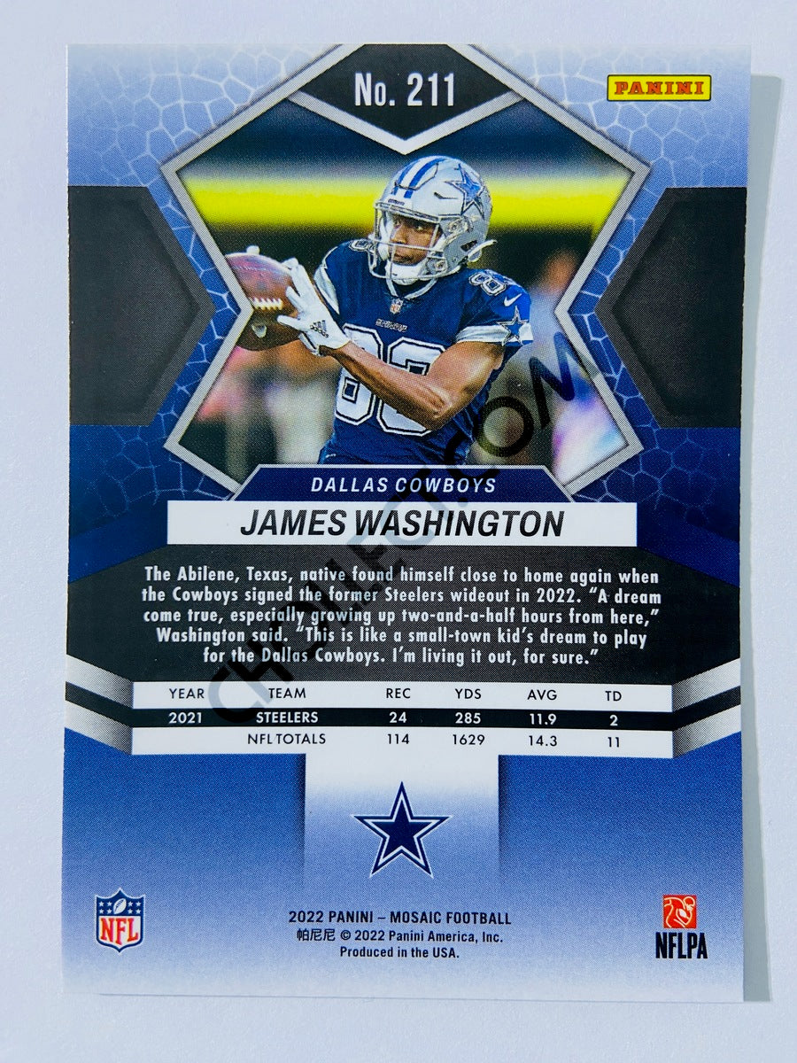 James Washington - Dallas Cowboys 2022 Panini Mosaic #211