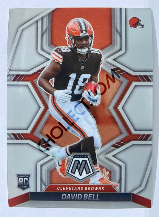 David Bell - Cleveland Browns 2022 Panini Mosaic RC Rookie #328