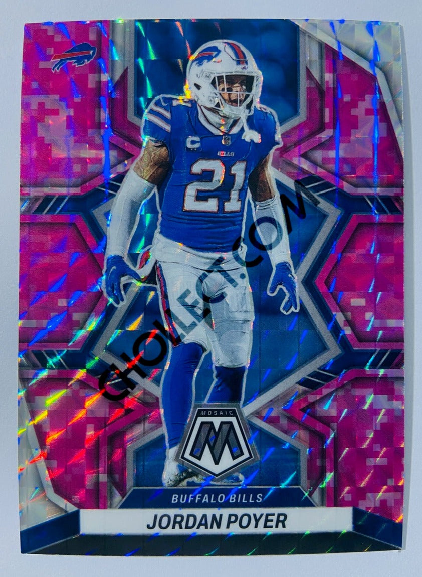 Jordan Poyer - Buffalo Bills 2022 Panini Mosaic Pink Camo Parallel #25