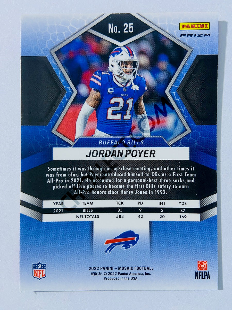 Jordan Poyer - Buffalo Bills 2022 Panini Mosaic Pink Camo Parallel #25