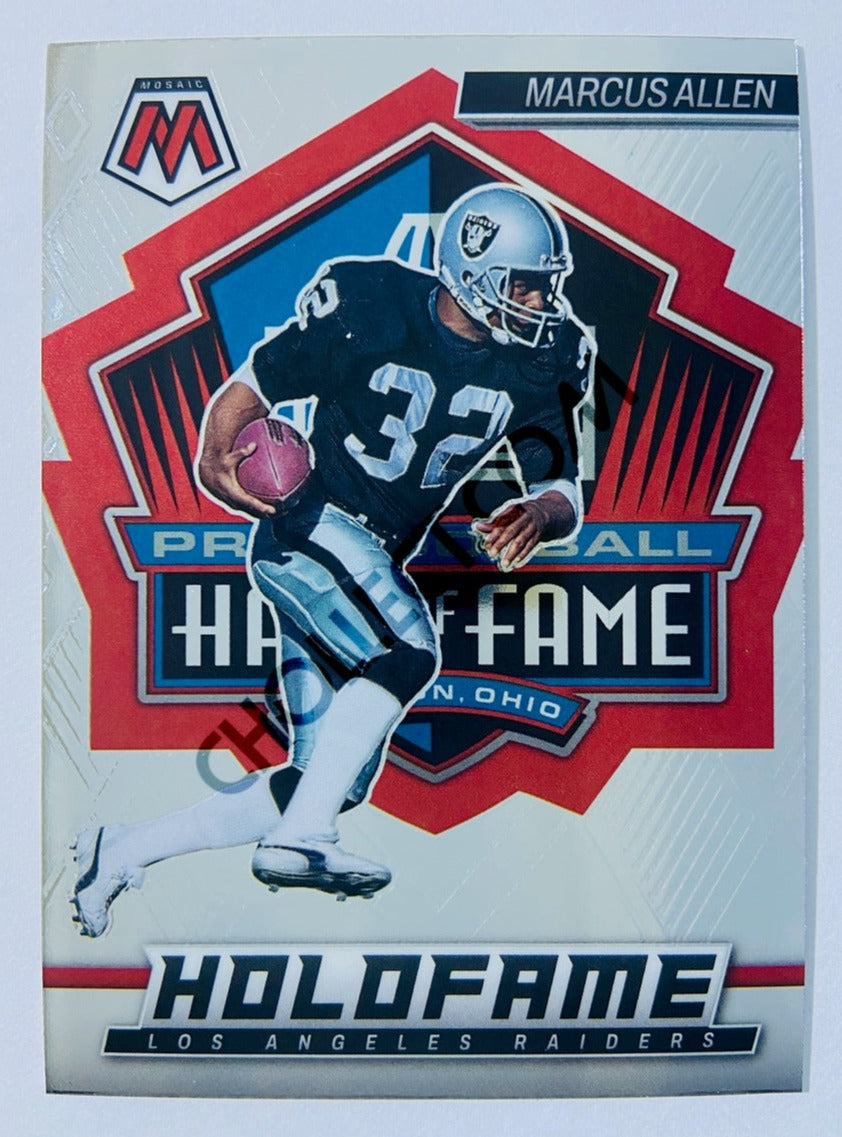 Marcus Allen - Los Angeles Raiders 2022 Panini Mosaic HoloFame Insert #HF-20