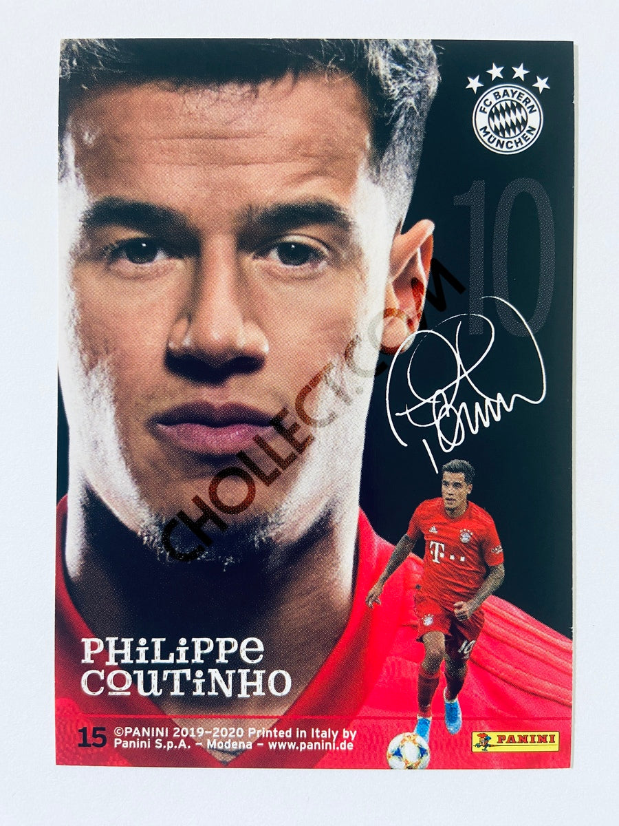 Philippe Coutinho – FC Bayern München 2019-20 Panini FC Bayern Official Card Collection #15