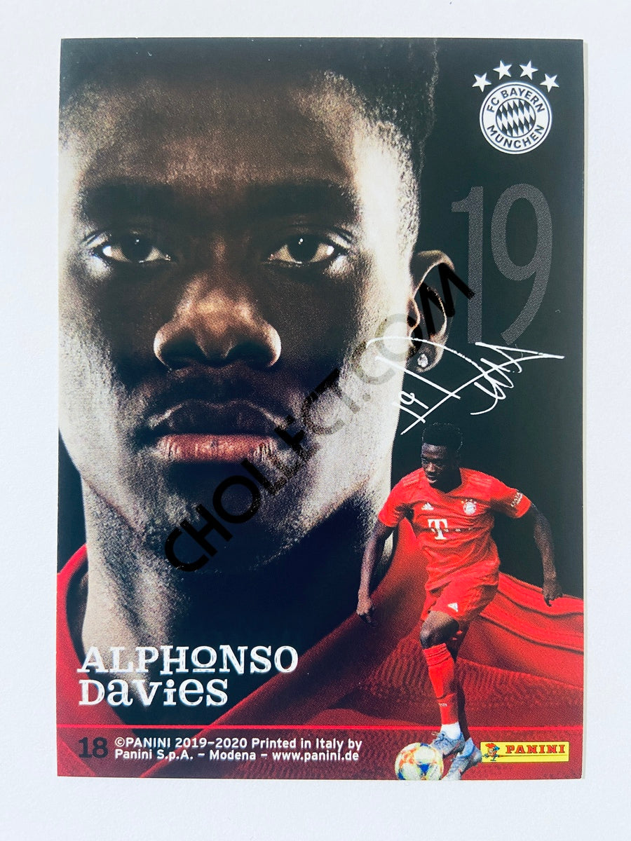 Alphonso Davies – FC Bayern München 2019-20 Panini FC Bayern Official Card Collection #18