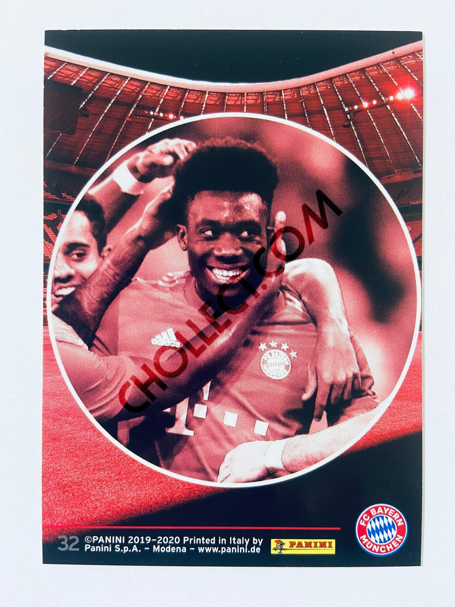 David Alaba – FC Bayern München 2019-20 Panini FC Bayern Official Card Collection Celebrations #32