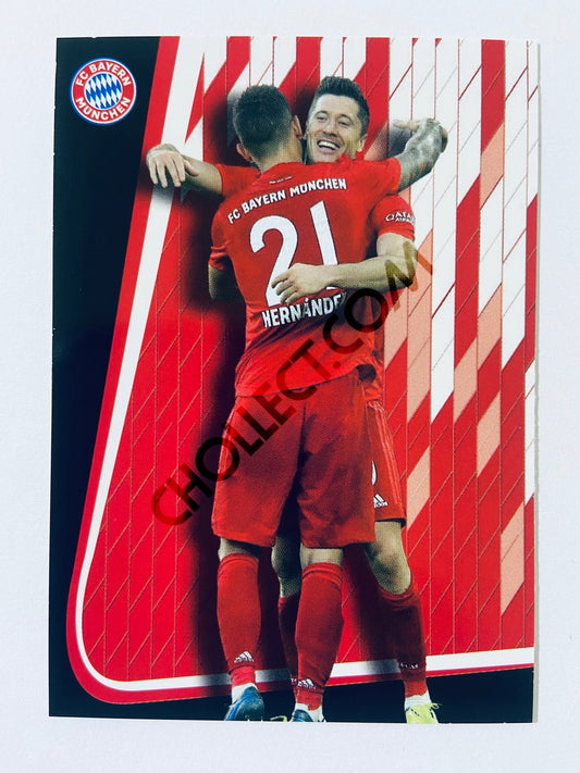 Robert Lewandowski – FC Bayern München 2019-20 Panini FC Bayern Official Card Collection Celebrations #36