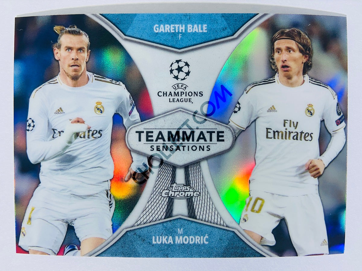 Gareth Bale / Luka Modric - Real Madrid C.F. 2019-20 Topps Chrome UEFA TS-BM