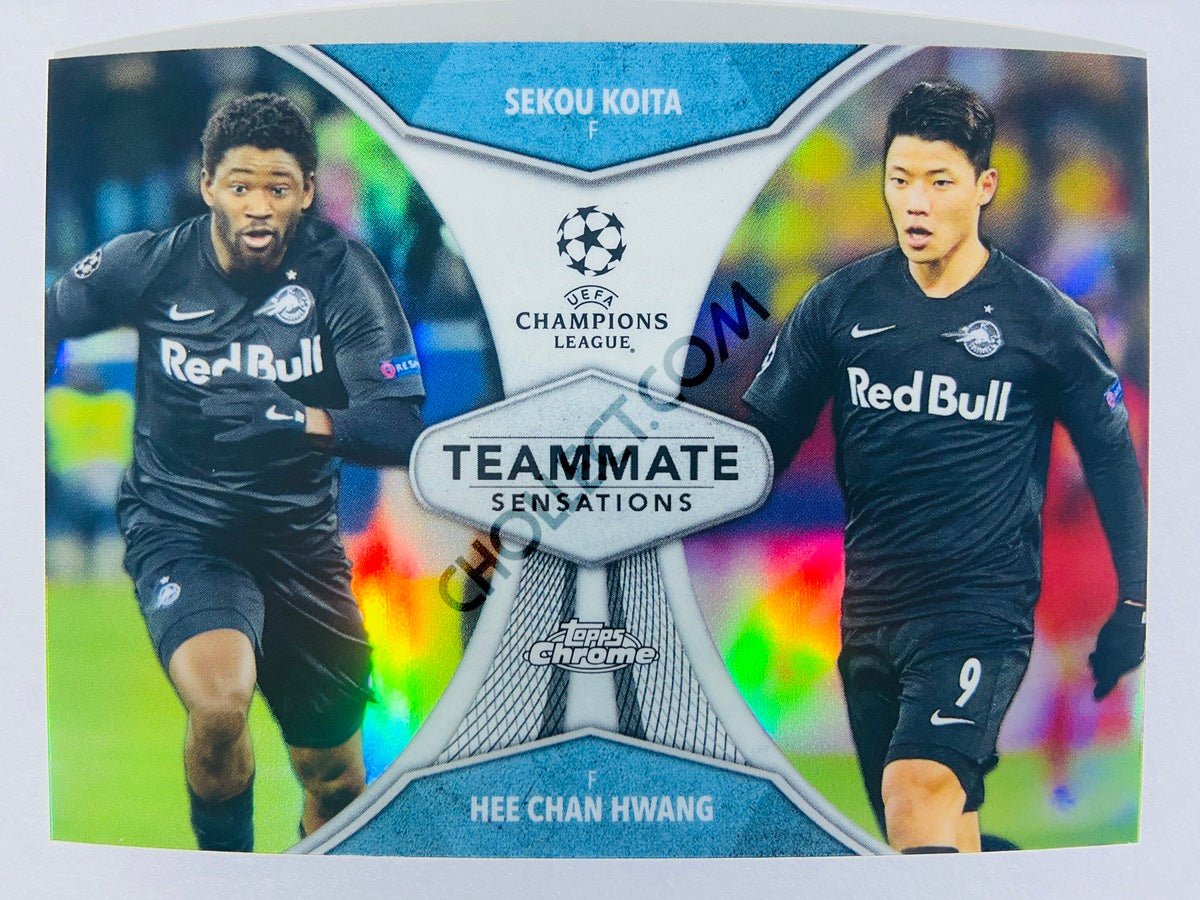 Sekou Koita / Hee Chan Hwang - FC Salzburg 2019-20 Topps Chrome UEFA TS-HH