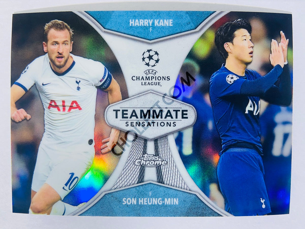 Harry Kane / Heung-Min Son - Tottenham Hotspur 2019-20 Topps Chrome UEFA TS-KH