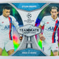 Kylian Mbappe / Angel Di Maria – Paris Saint-Germain 2019-20 Topps Chrome UEFA TS-MD