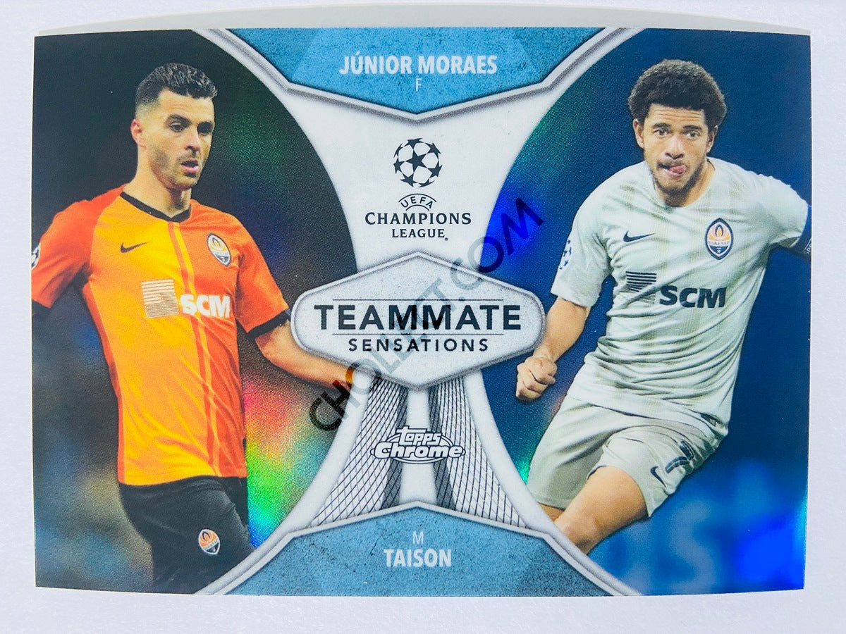 Junior Moraes / Taison - FC Shakhtar Donetsk 2019-20 Topps Chrome UEFA TS-MT