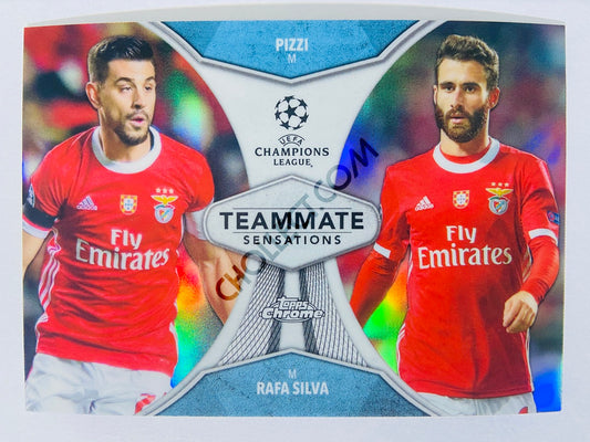 Pizzi / Rafa Silva - SL Benfica 2019-20 Topps Chrome UEFA TS-PS