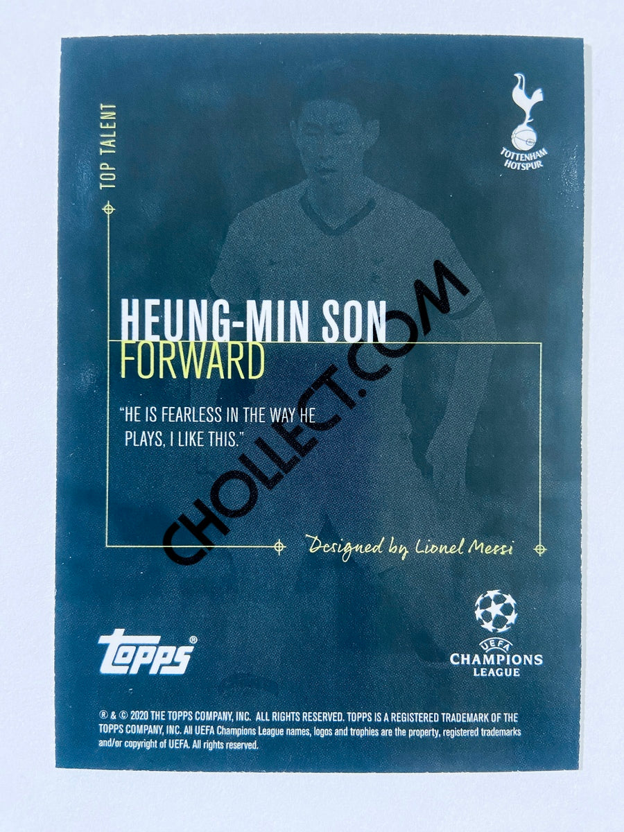 Heung-Min Son - Tottenham Hotspur 2020 Topps Designed by Messi Top Talent