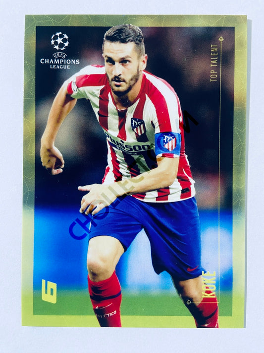 Koke - Atletico de Madrid 2020 Topps Designed by Messi Top Talent