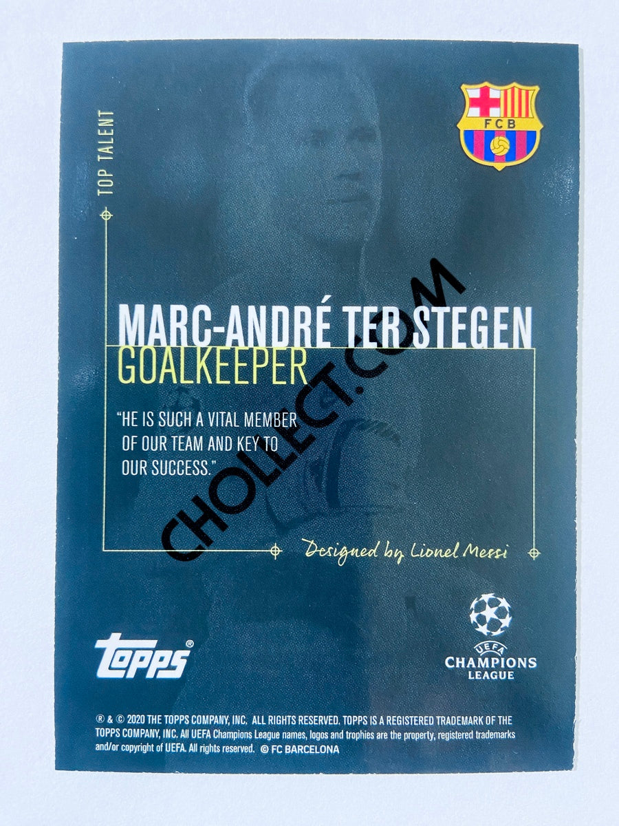 Marc-Andre ter Stegen - FC Barcelona 2020 Topps Designed by Messi Top Talent