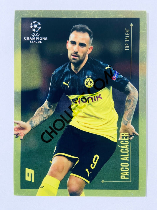 Paco Alcacer - Borussia Dortmund 2020 Topps Designed by Messi Top Talent