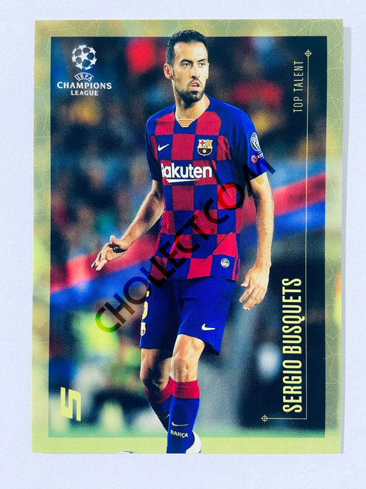 Sergio Busquets - FC Barcelona 2020 Topps Designed by Messi Top Talent