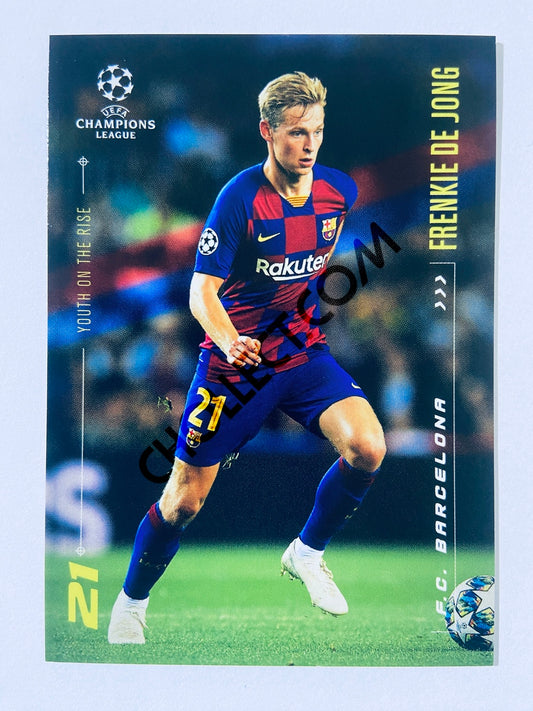 Frenkie de Jong - FC Barcelona 2020 Topps Designed by Messi Youth on the Rise