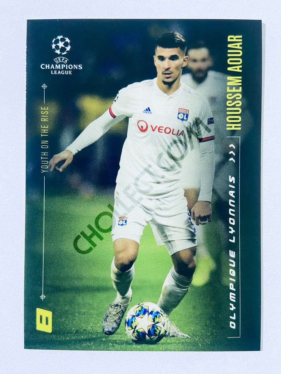 Houssem Aouar - Lyon 2020 Topps Designed by Messi Youth on the Rise