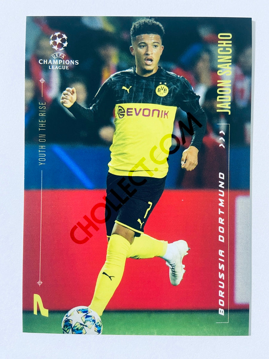 Jadon Sancho - Borussia Dortmund 2020 Topps Designed by Messi Youth on the Rise