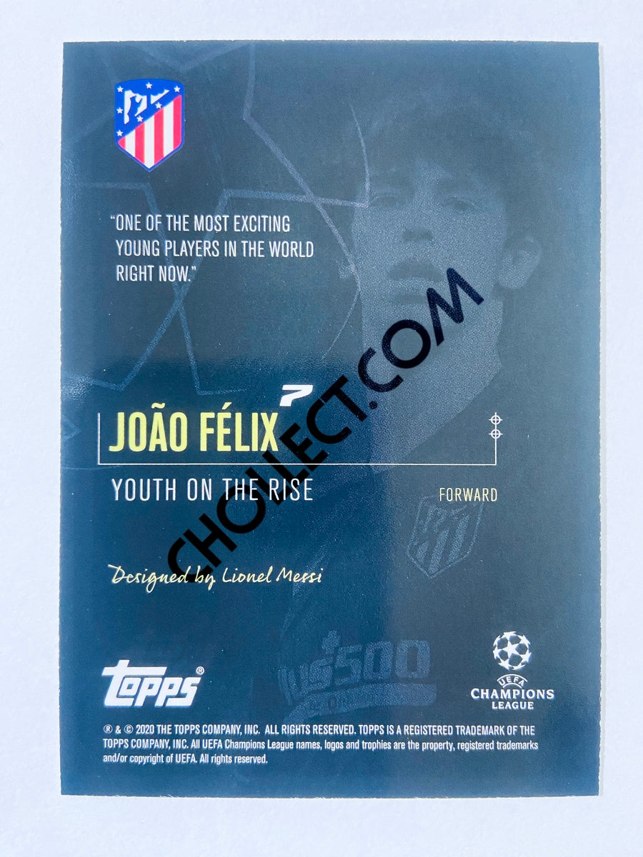 Joao Felix - Atletico de Madrid 2020 Topps Designed by Messi Youth on the Rise