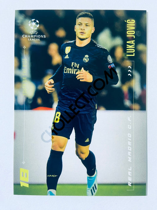 Luka Jovic - Real Madrid 2020 Topps Designed by Messi Youth on the Rise