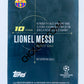 Lionel Messi – FC Barcelona 2020 Topps Designed by Messi Greatest Goals 100 European Goals