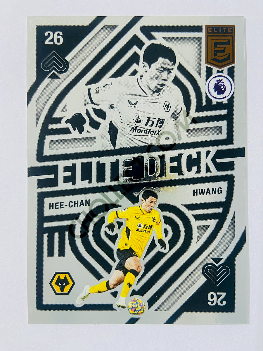 Hee-Chan Hwang - Wolverhampton Wanderers 2021-22 Panini Donruss Elite Premier League Elite Deck #1