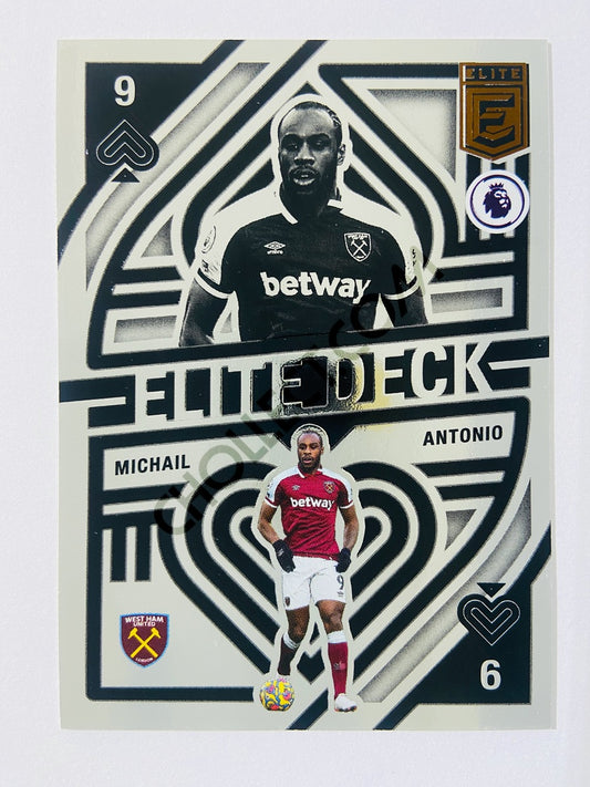 Michail Antonio – West Ham United 2021-22 Panini Donruss Elite Premier League Elite Deck #5