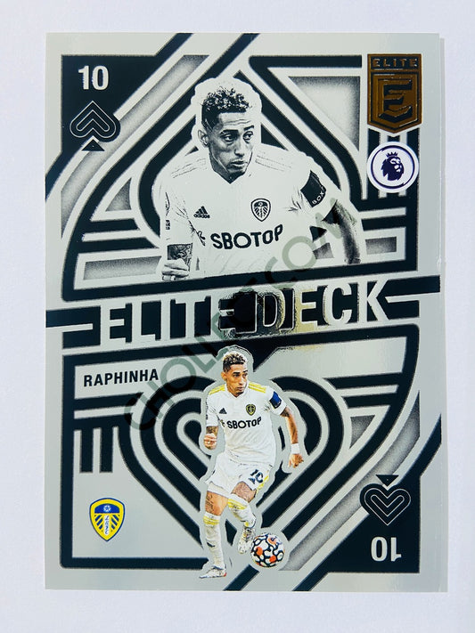 Raphinha – Leeds United 2021-22 Panini Donruss Elite Premier League Elite Deck #12