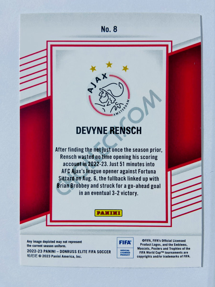 Devyne Rensch - AFC Ajax 2022-23 Panini Donruss Elite FIFA #8