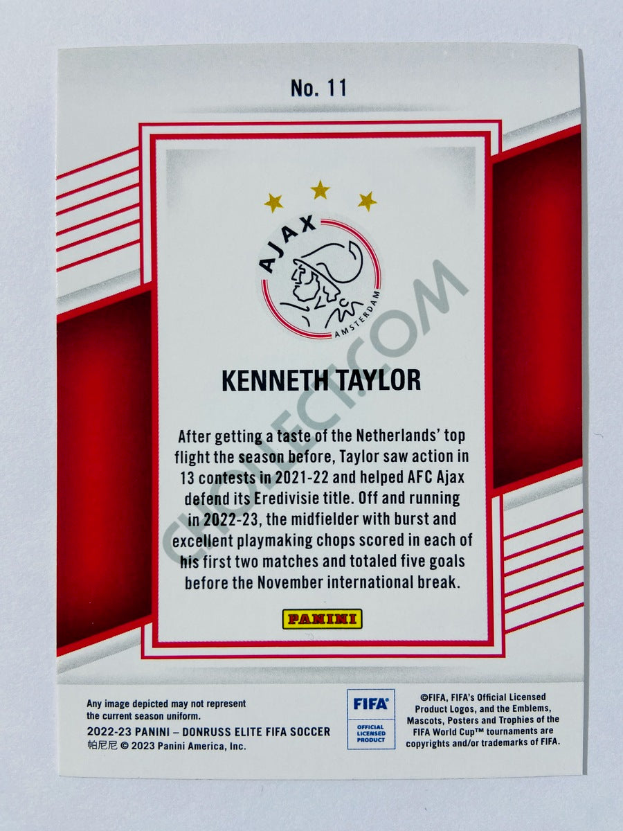 Kenneth Taylor - AFC Ajax 2022-23 Panini Donruss Elite FIFA #11