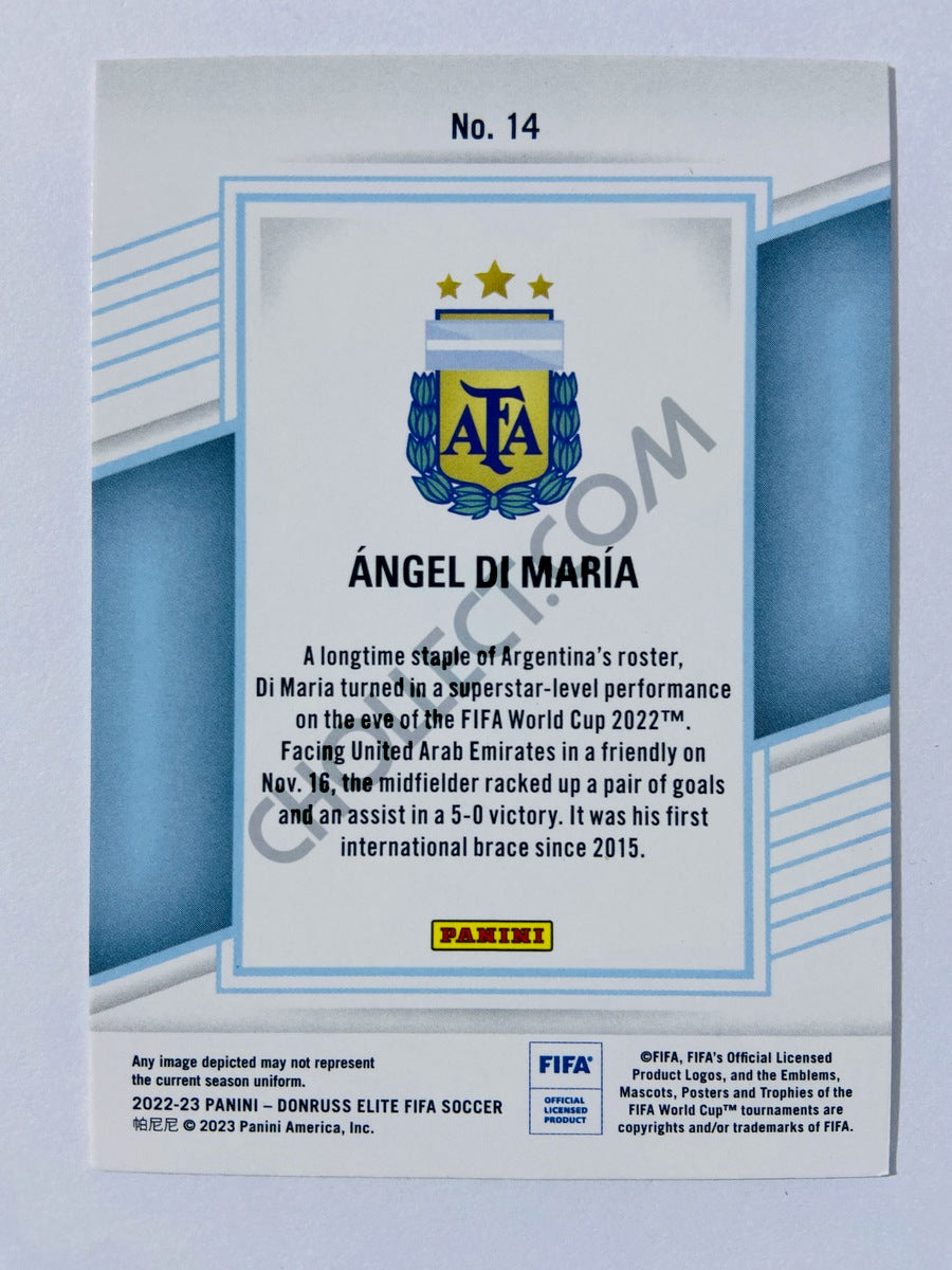 Angel Di Maria - Argentina 2022-23 Panini Donruss Elite FIFA #14