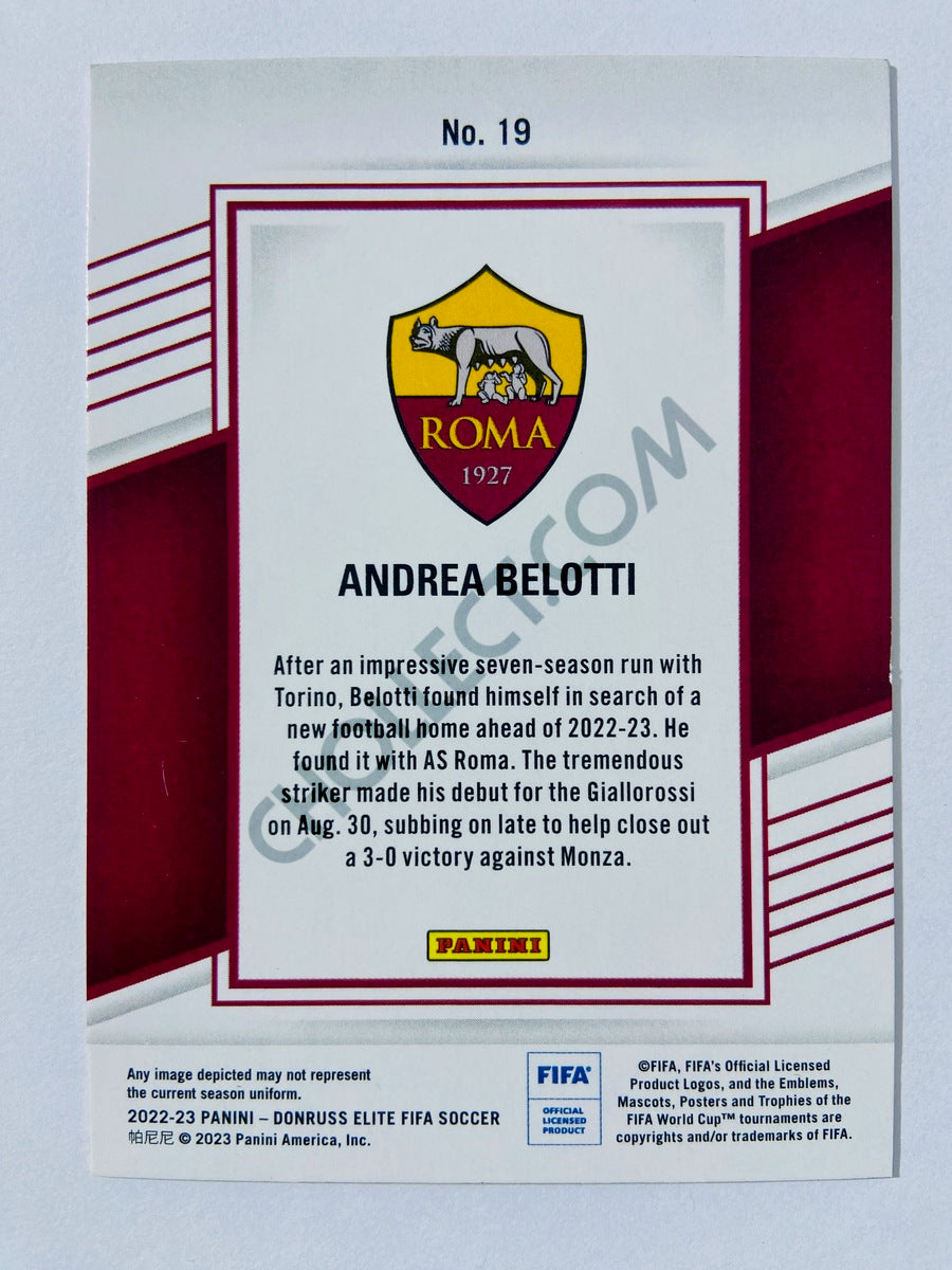 Andrea Belotti - AS Roma 2022-23 Panini Donruss Elite FIFA #19