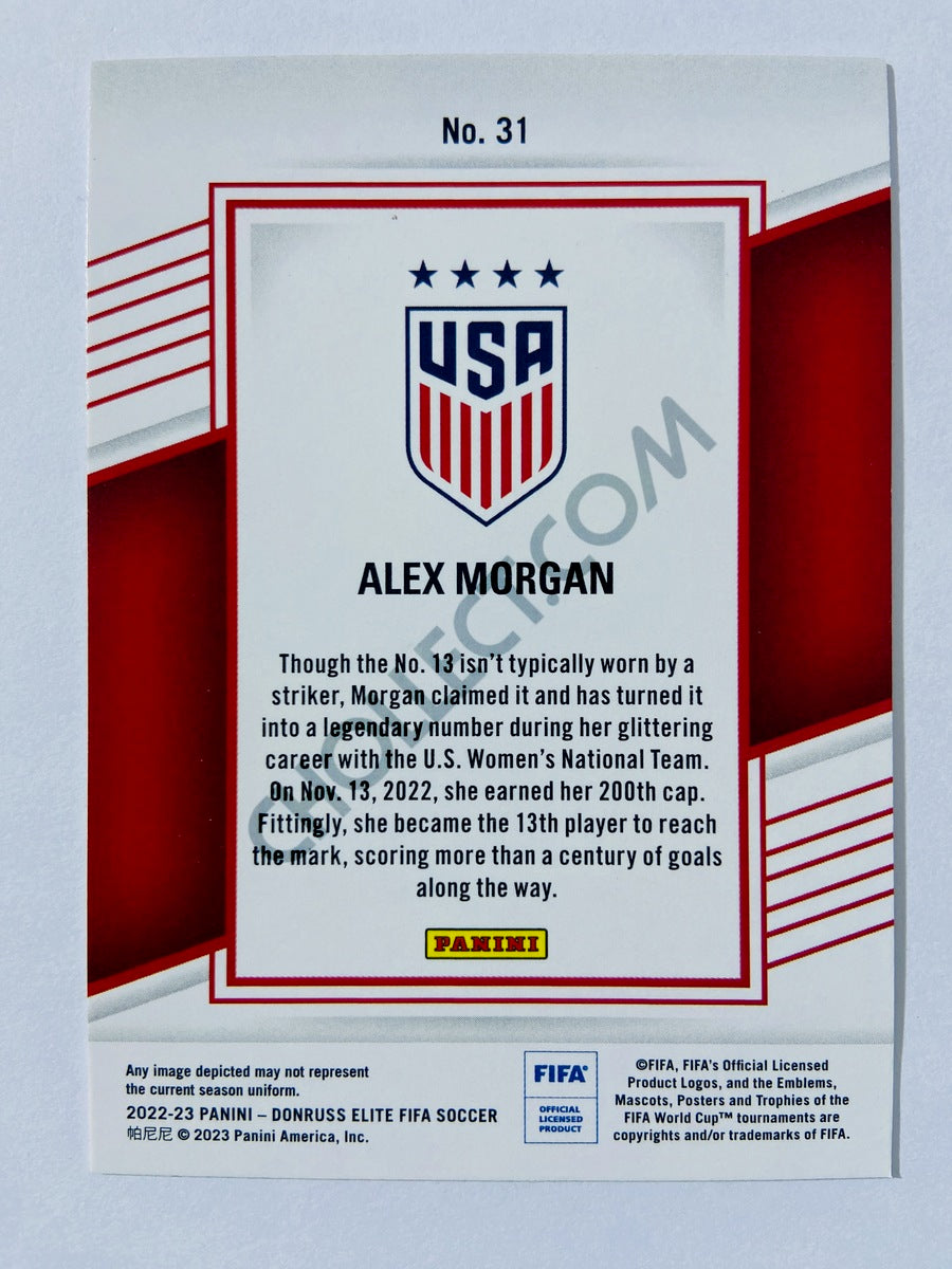 Alex Morgan - United States 2022-23 Panini Donruss Elite FIFA #31