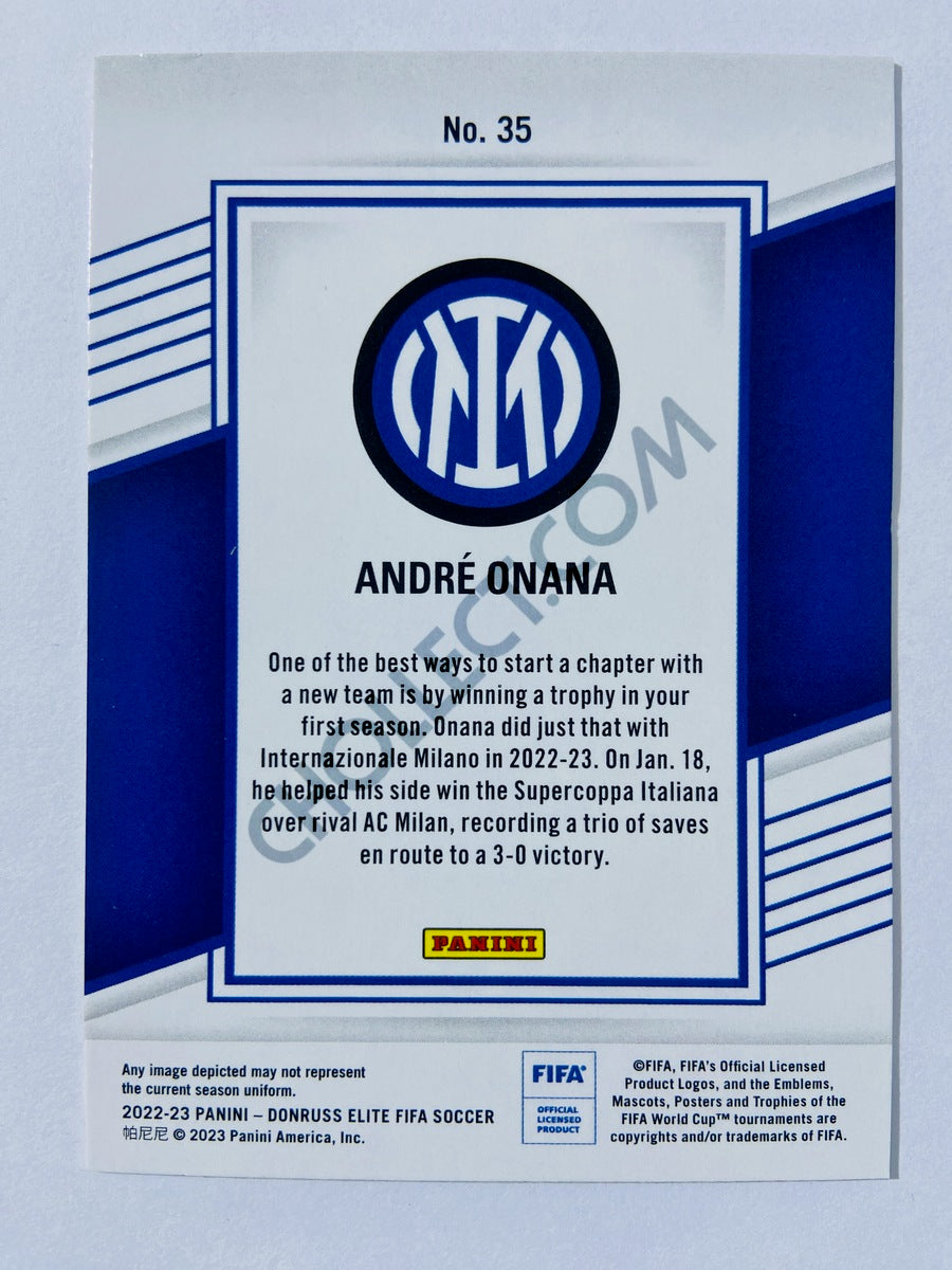 Andre Onana - FC Internazionale Milano 2022-23 Panini Donruss Elite FIFA #35