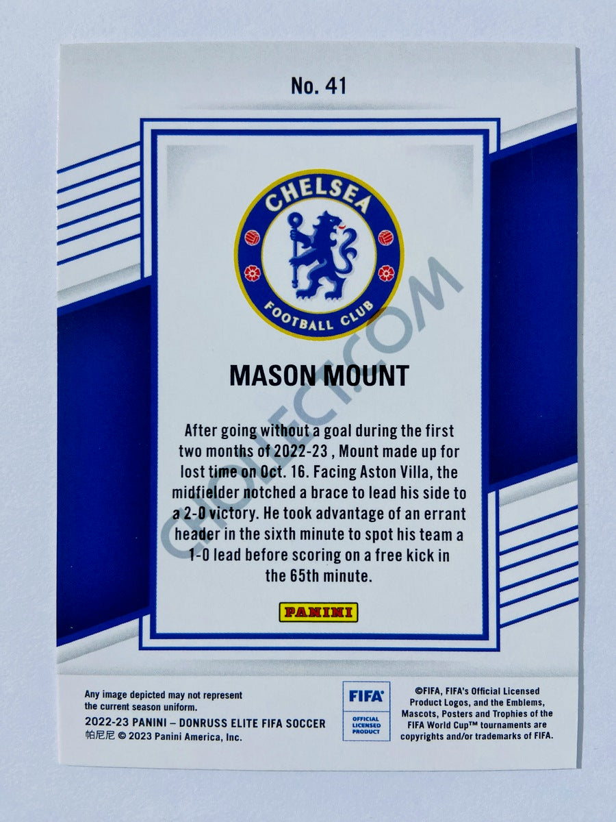 Mason Mount - Chelsea FC 2022-23 Panini Donruss Elite FIFA #41