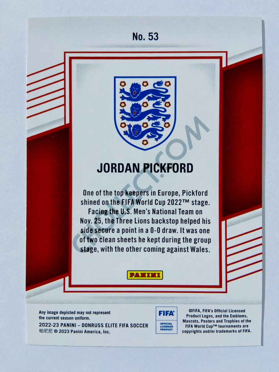 Jordan Pickford - England 2022-23 Panini Donruss Elite FIFA #53