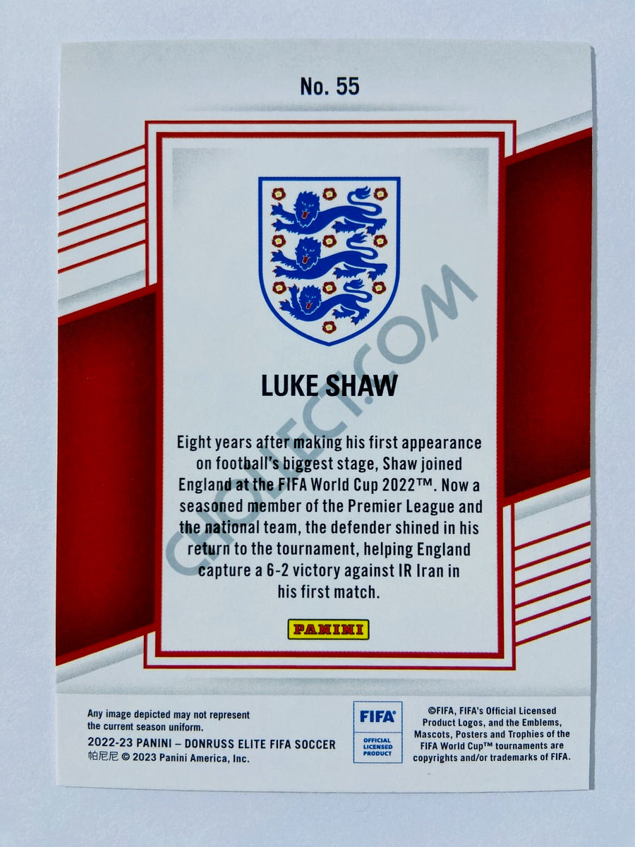 Luke Shaw - England 2022-23 Panini Donruss Elite FIFA #55