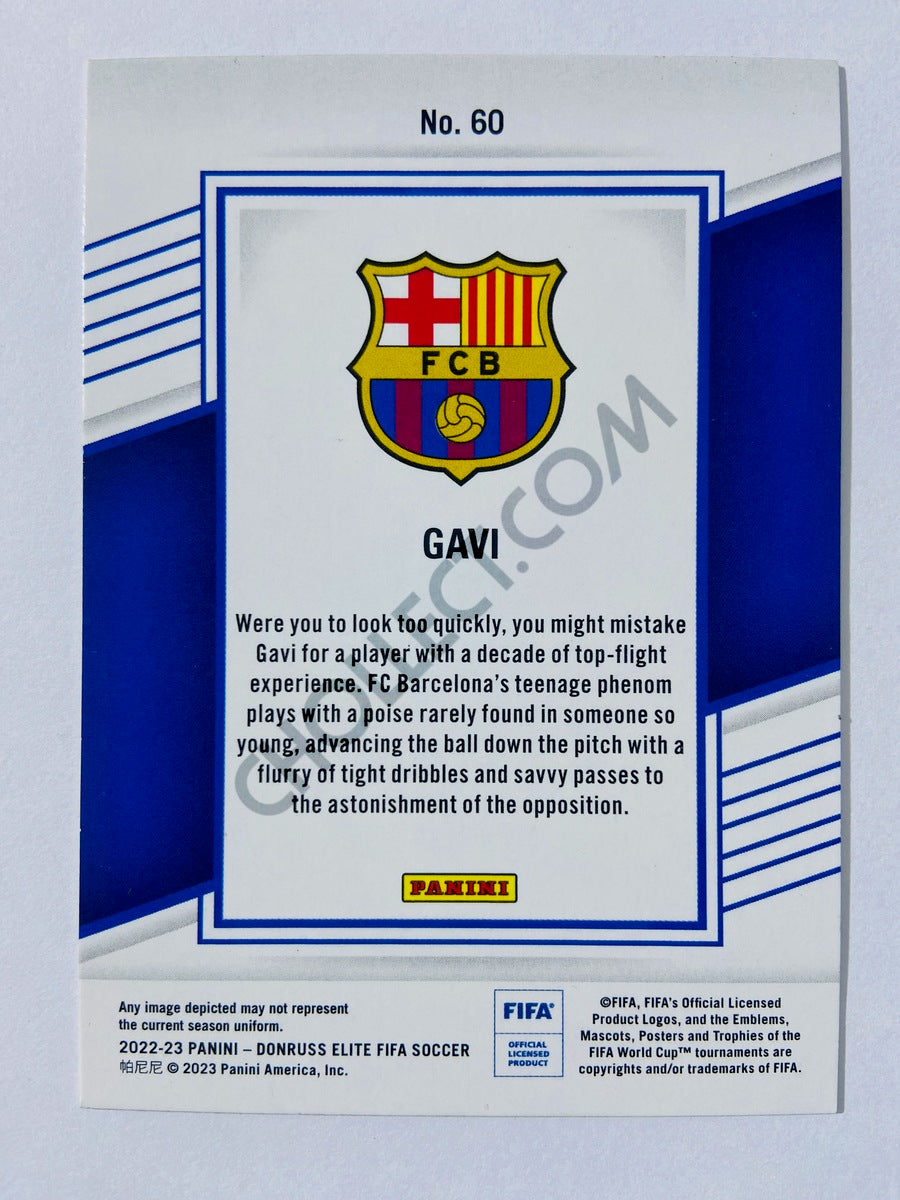 Gavi - FC Barcelona 2022-23 Panini Donruss Elite FIFA #60