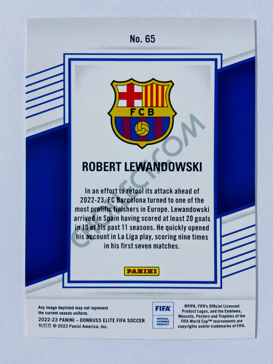 Robert Lewandowski - FC Barcelona 2022-23 Panini Donruss Elite FIFA #65