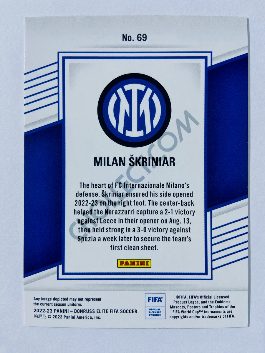 Milan Skriniar - FC Internazionale Milano 2022-23 Panini Donruss Elite FIFA #69