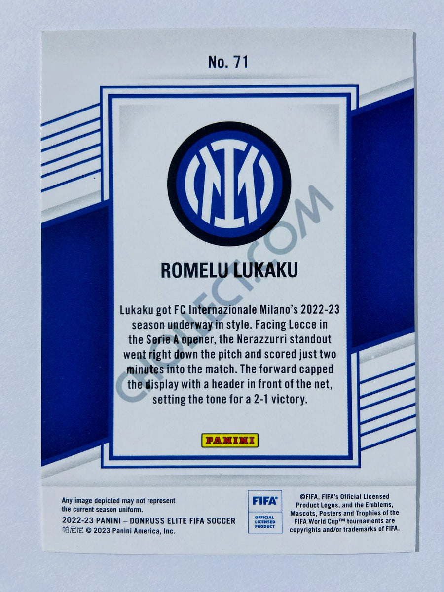 Romelu Lukaku - FC Internazionale Milano 2022-23 Panini Donruss Elite FIFA #71