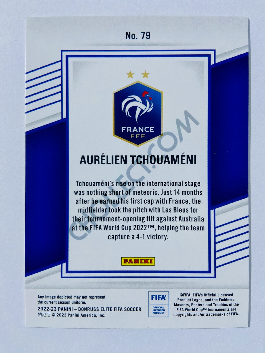 Aurelien Tchouameni - France 2022-23 Panini Donruss Elite FIFA #79